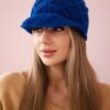 marka niezdefiniowana Cap with fleece Roma Bis K235 mauve-blue
