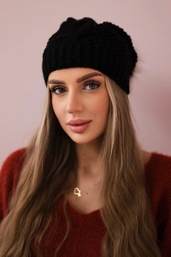 marka niezdefiniowana Cap with fleece Sandra K210 black