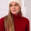 marka niezdefiniowana Cap with fleece Wanda K281 ecru