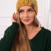 marka niezdefiniowana Cap with fleece Zoja K306 green neon
