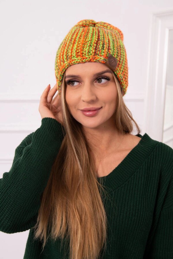 marka niezdefiniowana Cap with fleece Zoja K306 green neon