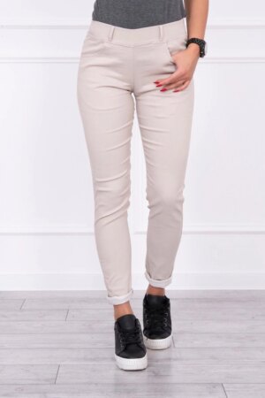 marka niezdefiniowana Colorful jeans beige