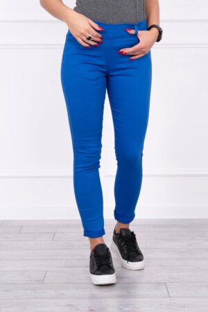 marka niezdefiniowana Colorful jeans mauve-blue