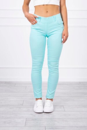 marka niezdefiniowana Colorful jeans mint