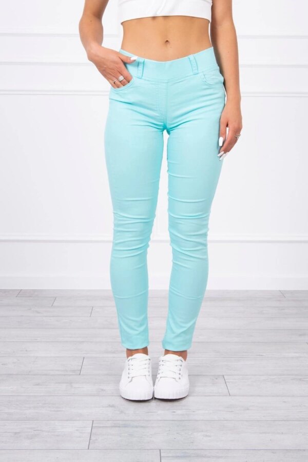 marka niezdefiniowana Colorful jeans mint