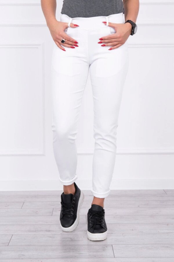 marka niezdefiniowana Colorful jeans white
