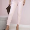 marka niezdefiniowana Colorful jeans with bow powdered pink