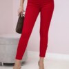 marka niezdefiniowana Colorful jeans with bow red