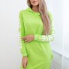 marka niezdefiniowana Dress Off White pistachio