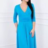 marka niezdefiniowana Dress with cut-off under the bust