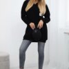 marka niezdefiniowana Hooded sweatshirt with patches black