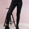 marka niezdefiniowana Leggings with an animal motif black