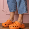 marka niezdefiniowana Orange platform mules Kameris