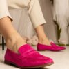 marka niezdefiniowana Pink classic women's moccasins Nageri