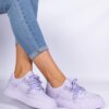 marka niezdefiniowana Purple women's sports sneakers made of eco-leather Asphodel
