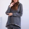 marka niezdefiniowana Set with pants Baggy graphite