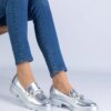 marka niezdefiniowana Silver classic oxford shoes with embellishment Amikol