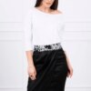 marka niezdefiniowana Skirt with sequins at the waist black
