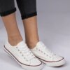 marka niezdefiniowana White classic women's sneakers Menfis