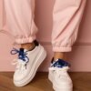 marka niezdefiniowana White sports platform sneakers Kler