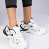 marka niezdefiniowana White sporty sneakers on a chunky sole Lirata