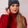 marka niezdefiniowana Women's cap Amira K359 graphite+white