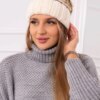 marka niezdefiniowana Women's cap Feba K330 ecru+beige