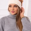 marka niezdefiniowana Women's cap Feba K330 ecru+foxy