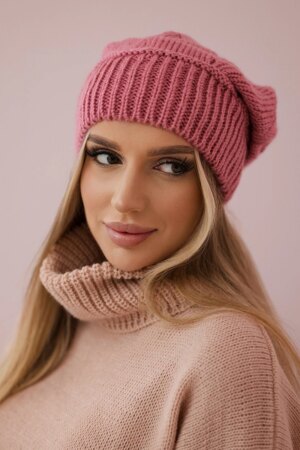 marka niezdefiniowana Women's cap Ingrid K371 dark pink