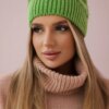 marka niezdefiniowana Women's cap Ingrid K371 pistachio
