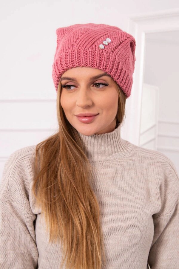 marka niezdefiniowana Women's cap Jolanta K295 dark pink