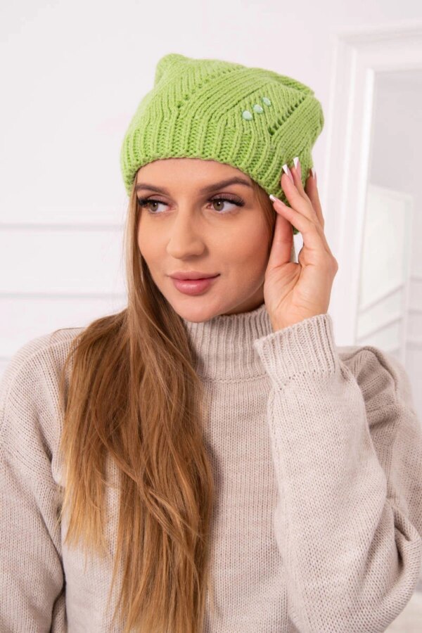 marka niezdefiniowana Women's cap Jolanta K295 kiwi