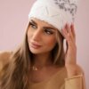 marka niezdefiniowana Women's cap Kira K374 dark gray