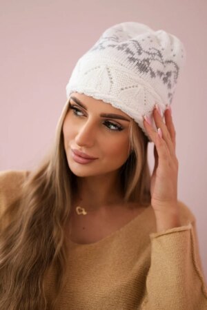 marka niezdefiniowana Women's cap Kira K374 dark gray