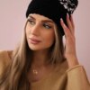 marka niezdefiniowana Women's cap Kira K374 dark pink+white