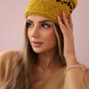 marka niezdefiniowana Women's cap Kira K374 foxy+black