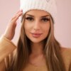 marka niezdefiniowana Women's cap Kryspina K394 white
