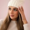 marka niezdefiniowana Women's cap Liliana K375 ecru