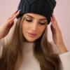 marka niezdefiniowana Women's cap Liliana K375 graphite