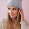 marka niezdefiniowana Women's cap Lorena K377 dark grey