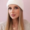 marka niezdefiniowana Women's cap Lorena K377 ecru