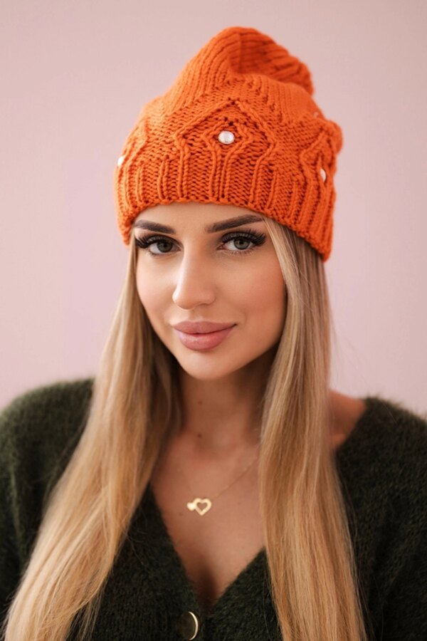marka niezdefiniowana Women's cap Ramona K383 orange