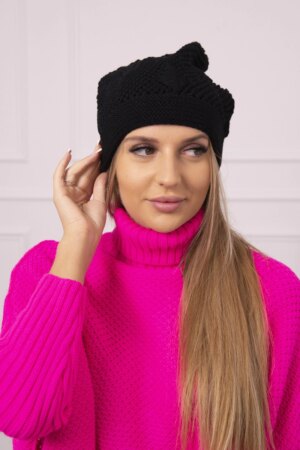 marka niezdefiniowana Women's cap Uliana K408 black