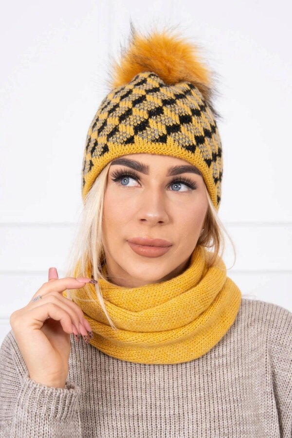 marka niezdefiniowana Women's set K155 mustard
