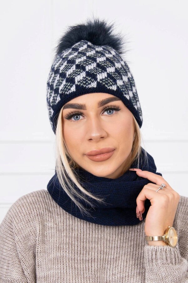 marka niezdefiniowana Women's set K155 navy blue