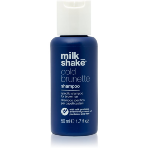 milk_shake Cold Brunette Shampoo sampon a sárga tónusok neutralizálására a barna árnyalatú hajra 50 ml-Ár