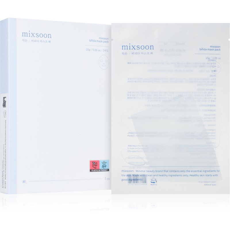 mixsoon Bifida hidratáló gézmaszk probiotikumokkal 5x25 g-Ár