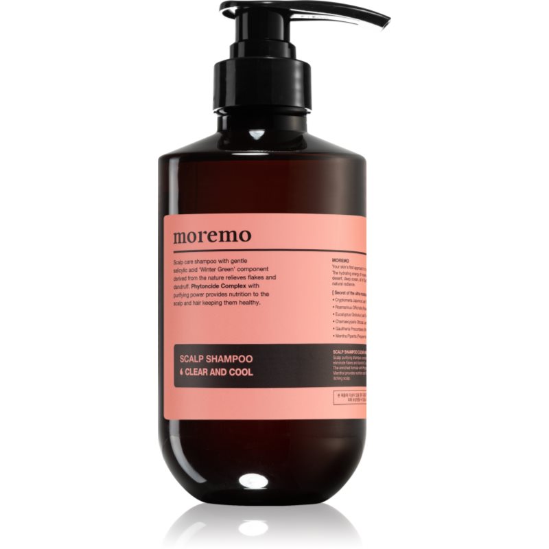 moremo Scalp Shampoo Clear And Cool mélyen tisztító sampon korpásodás ellen 500 ml-Ár