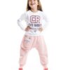 mshb&g Hip-Hop Girls Pink Sweatpants+T-Shirt