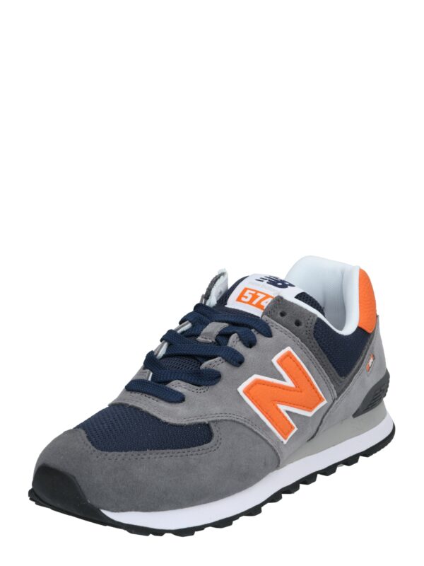 new balance Rövid szárú sportcipők '574'  tengerészkék / szürke / narancs / fehér